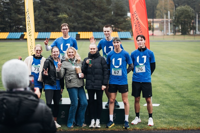 Lietuvos studentų kroso čempionatas: VILNIUS TECH komanda – tarp lyderių